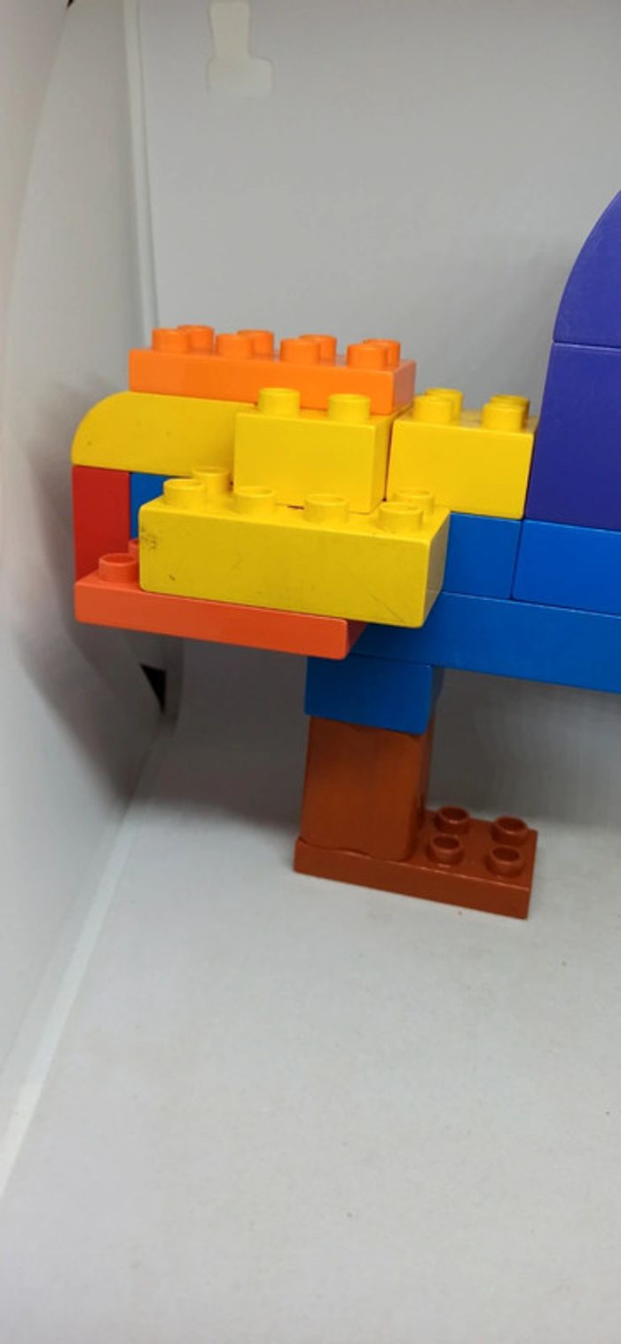 Oiseau flamant rose en briques lego duplo - photo numéro 9