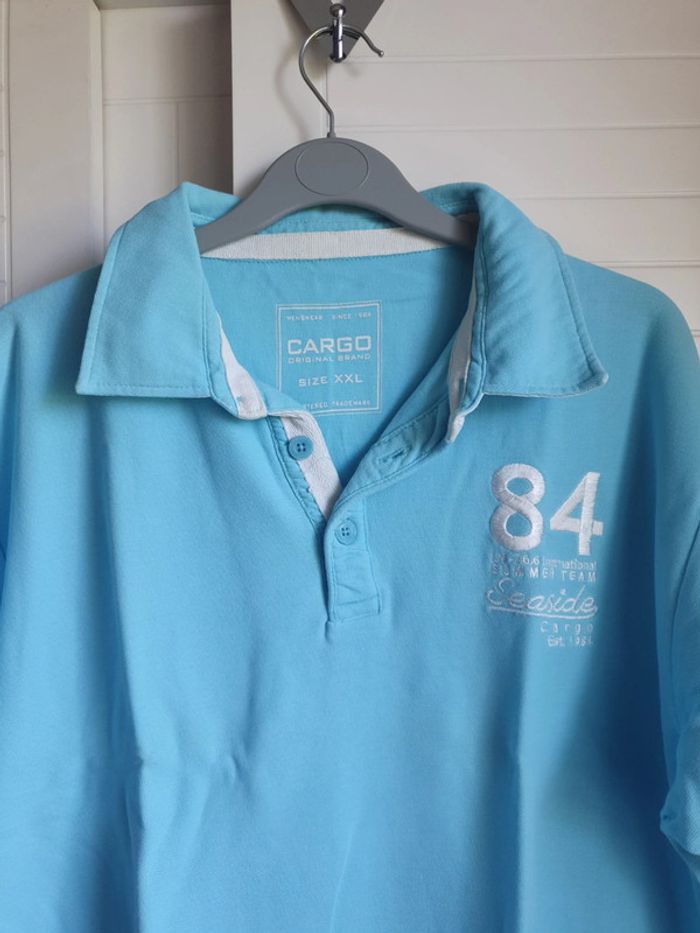 Polo bleu ciel - photo numéro 2