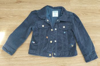 Veste velour côtelé 24 mois