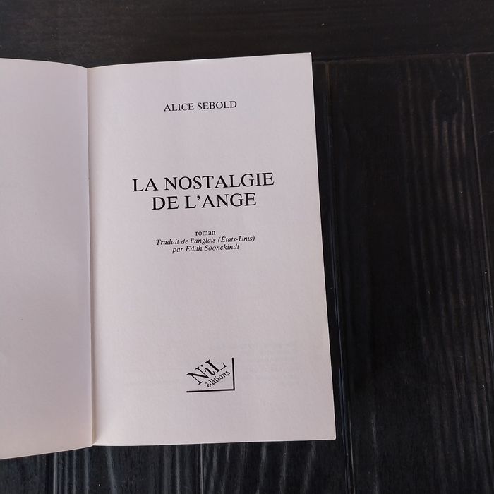 La nostalgie de l'ange d'Alice Sebold 3,50 euros - photo numéro 4
