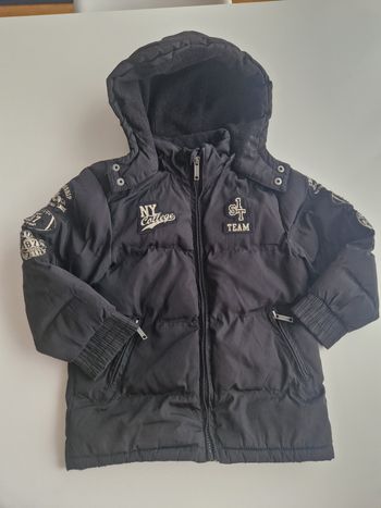 Doudoune noire garçon 4 ans Orchestra