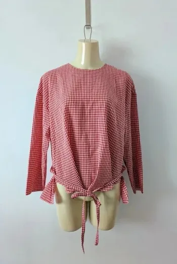 Blouse à carreaux - Daphnea - taille M
