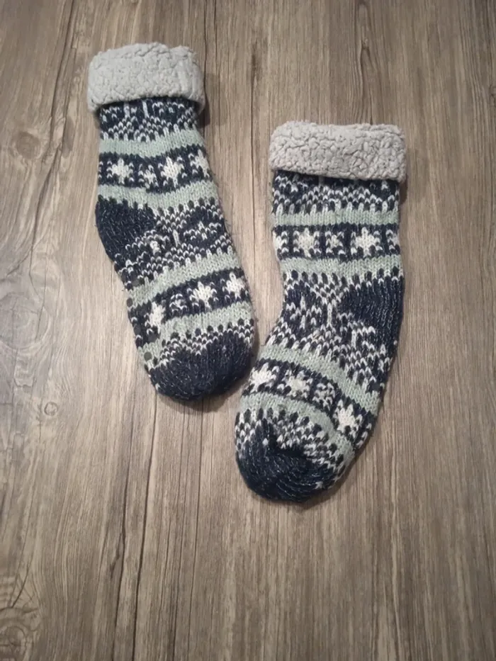 Chaussettes adultes antidérapantes taille unique