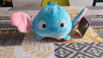 Peluche réversible Disney Stitch et Leroy