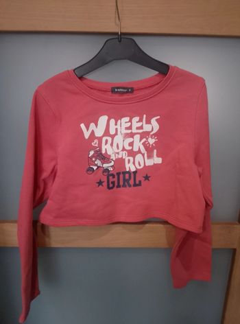 Pull sweat court Fille 10 ans