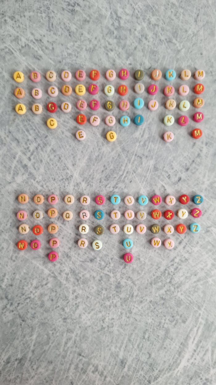 Perles alphabet - photo numéro 2