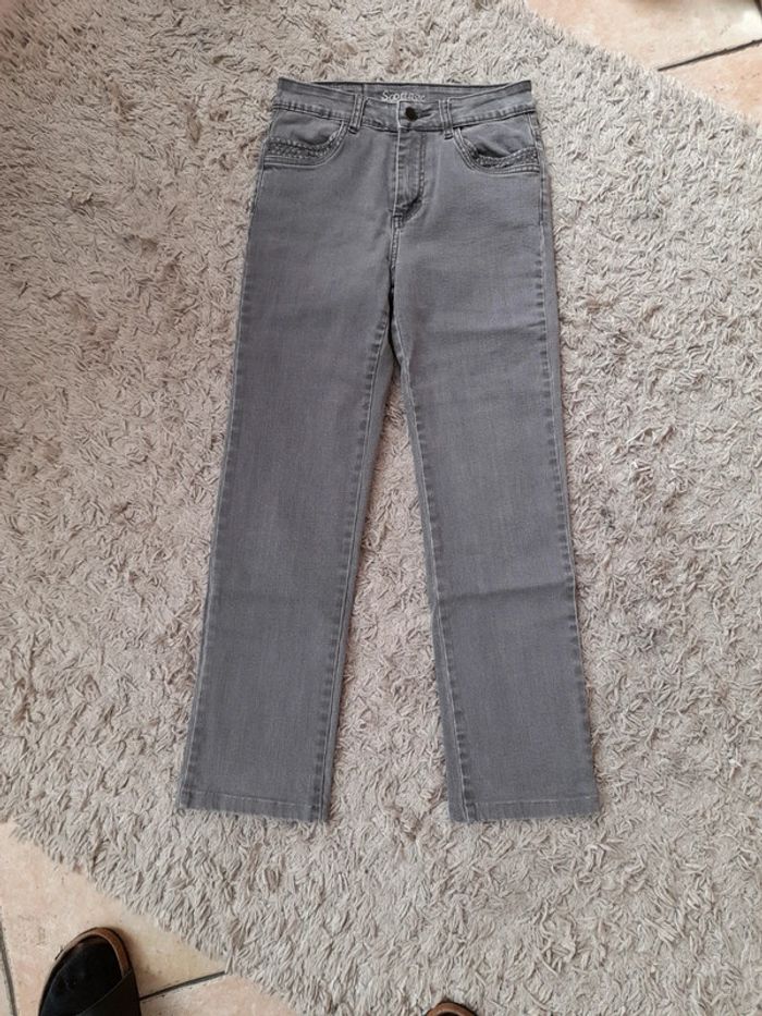 Pantalon jeans gris T36 Scottage