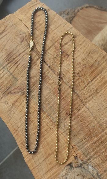 Colliers perles avec fermoirs