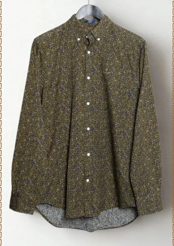 Chemise GANT à motifs floraux – Taille S (coupe regular)