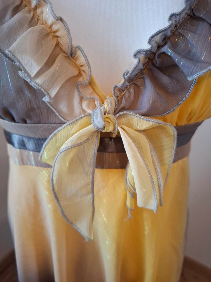 Robe colorée pailletée asymétrique Fashion Express taille XS/S 34/36 - photo numéro 4