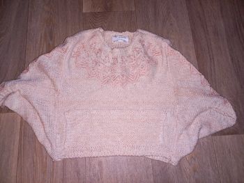 Pull poncho tricot knit zara 5 ans