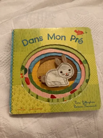 livre lapin marionnette