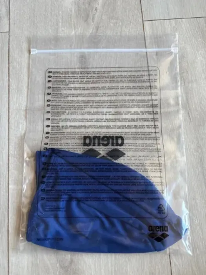 Bonnet de bain Arena bleu swimming - photo numéro 3