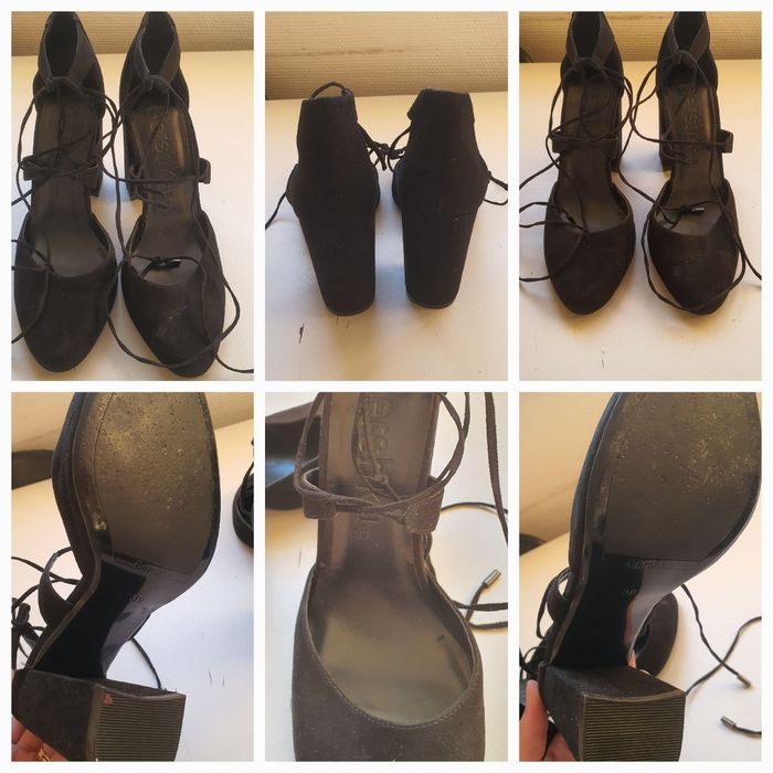 Chaussure à talon noire Bershka poiture 38