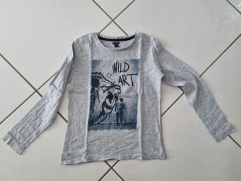 Tee-shirt manches longues 10 ans kiabi