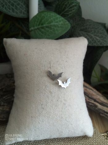 Petites boucles d'oreilles chauves souris
