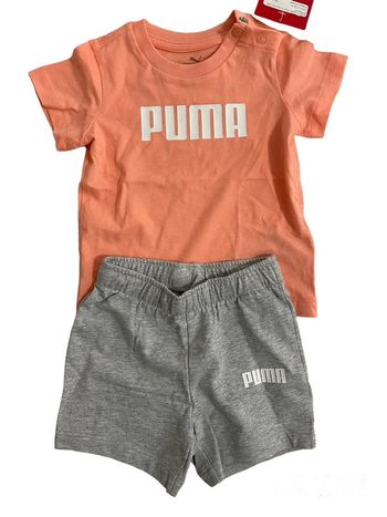 Ensemble short tee shirt mixte #puma#taille 6/9 mois