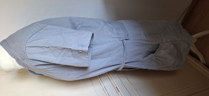 Robe grise lin coton taille 38 - photo numéro 2