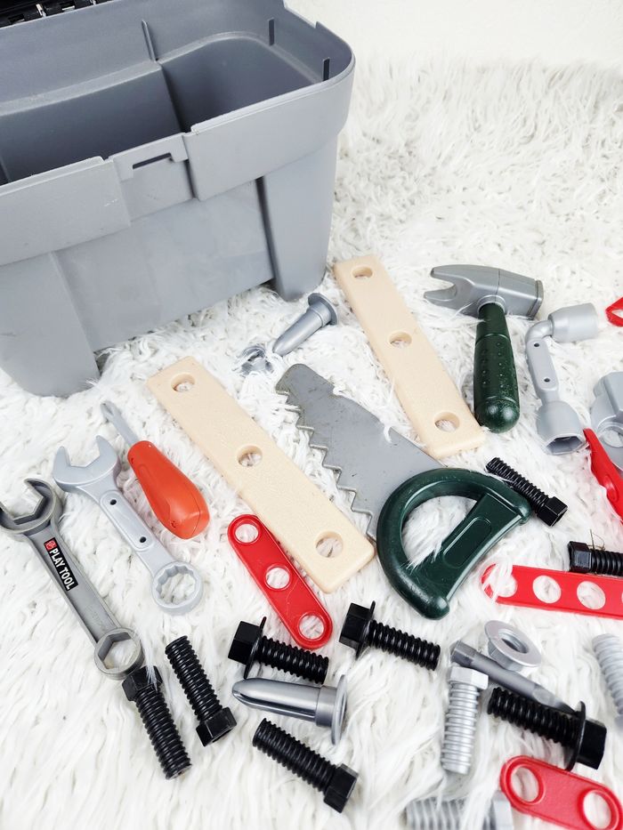 Diable bricolo et caisse à outils avec ces accessoires marque Black and Decker Smoby 🎅 - photo numéro 8