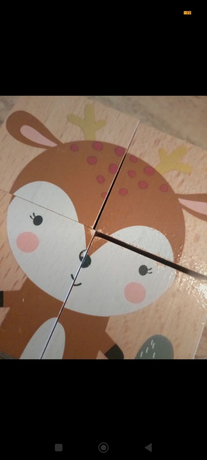 Cube bois Verbaudet animaux de la forêt - photo numéro 2