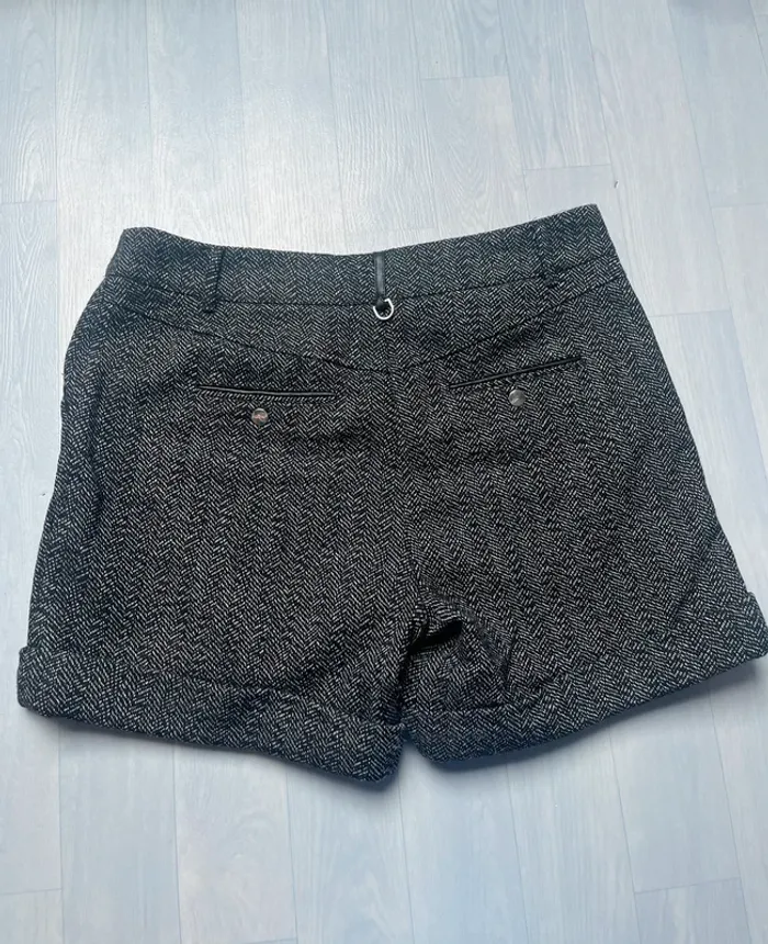 Short à motif noir et blanc Breal - photo numéro 8