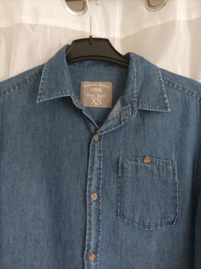 Superbe chemise jean - photo numéro 2