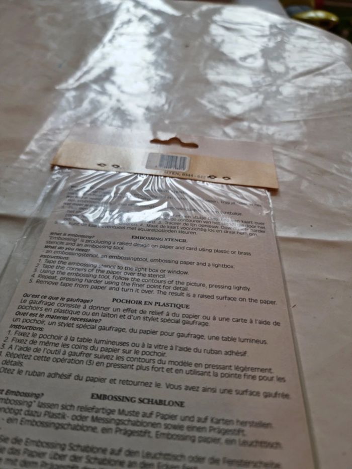 Pochoir en plastique - photo numéro 2