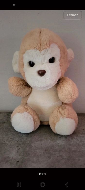Peluche singe