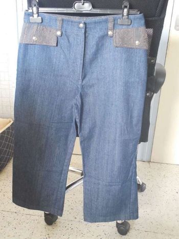 Pantalon bleu marine, taille 40
