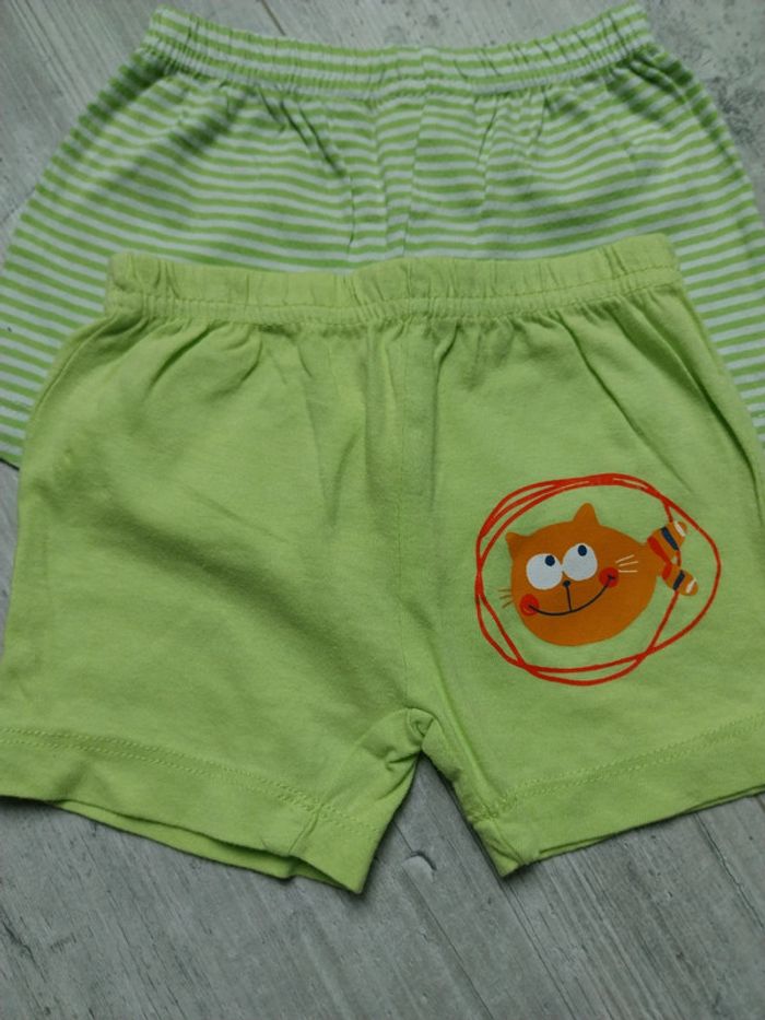 Lot 4 shorts 3 mois en coton - photo numéro 6
