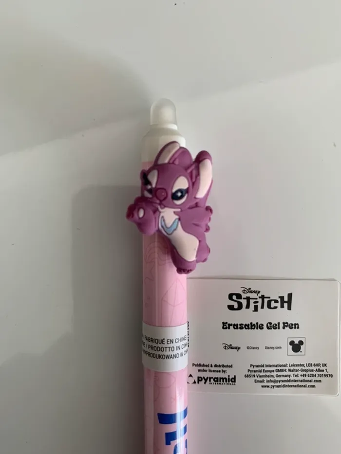 Stylo à gel effaçable Angel (rose) - photo numéro 2