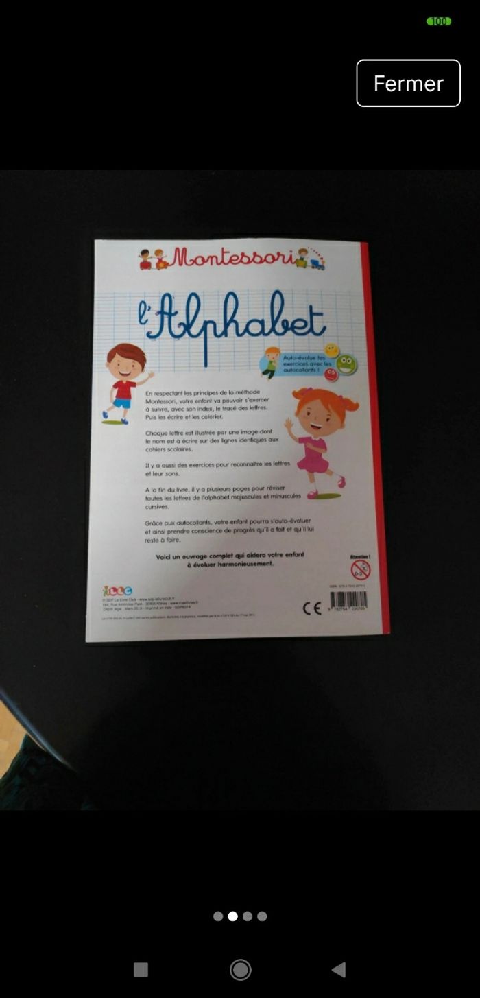 Livre apprentissage enfant - photo numéro 2