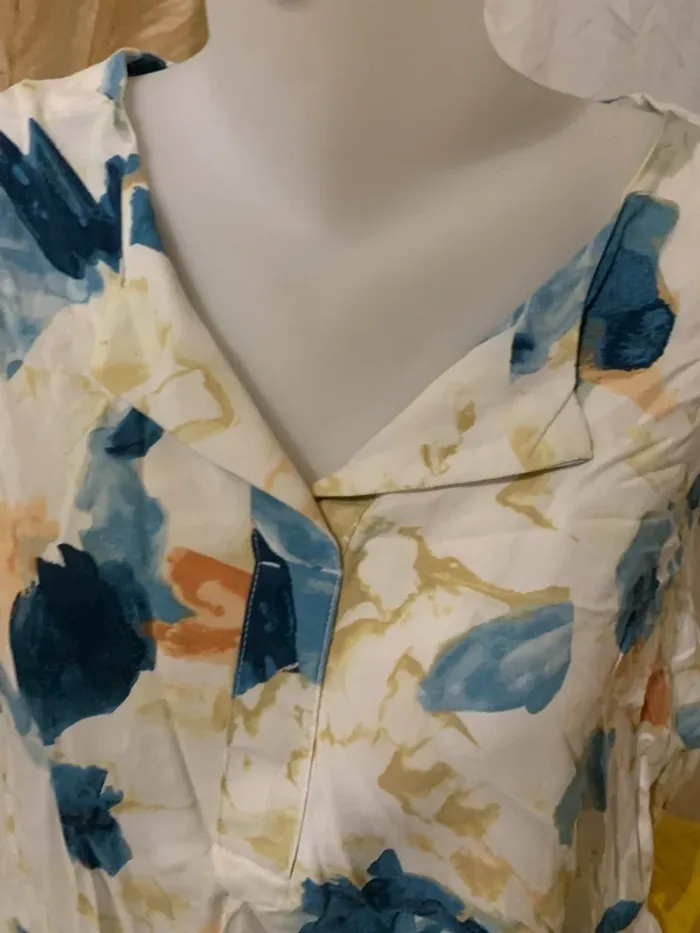 Blouse Tom Taylor écologie viscose taille 44 manches courtes - photo numéro 4