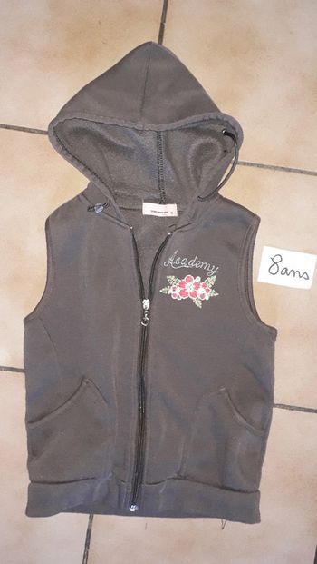 Gilet sans manches 8 ans fille