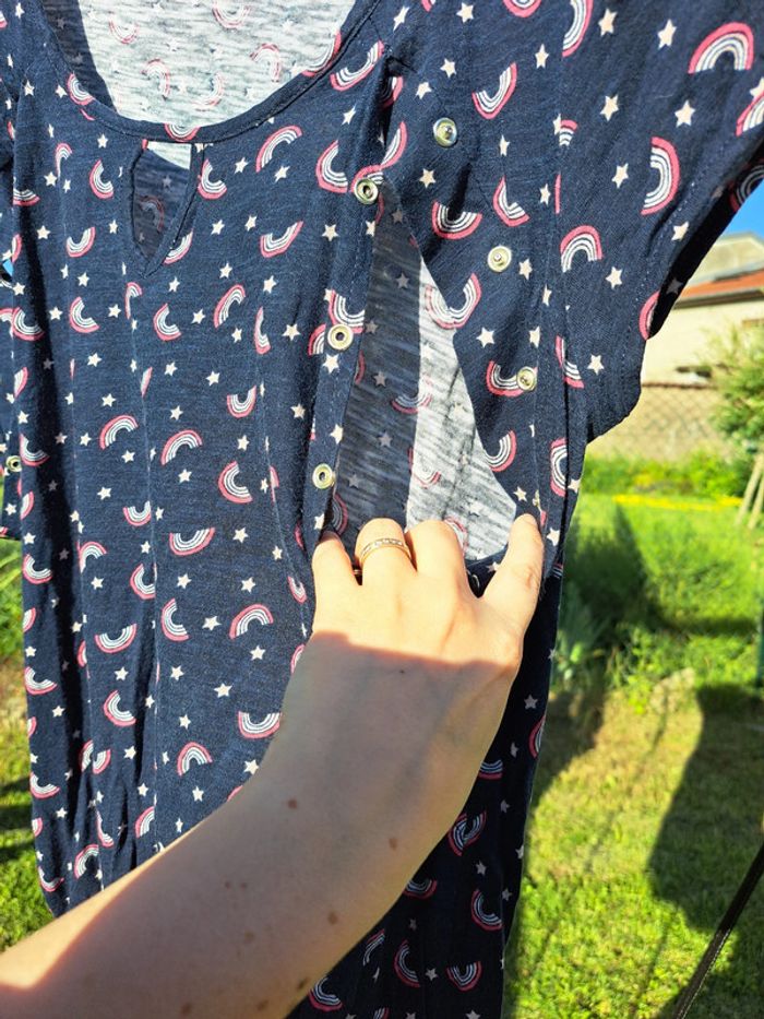 Robe de nuit grossesse allaitement Vertbaudet 38/40 - photo numéro 5