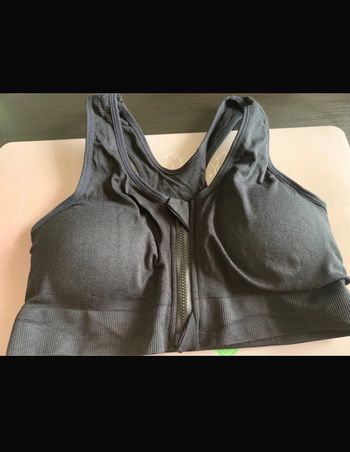 Soutien-Gorge de Sport Zip Devant