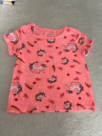 T-shirt manches courtes licorne 4 ans