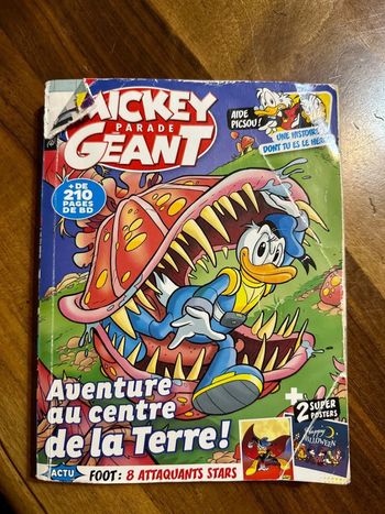 Bd Mickey, parade géant, 391 aventure au centre de la terre