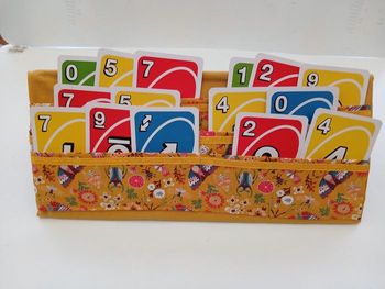 Porte cartes tissu