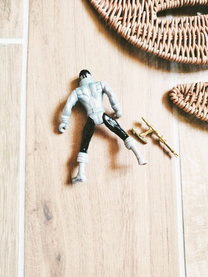 🙅 Power rangers super megaforce figurine ranger argent silver et son épée marque Bandai - photo numéro 2