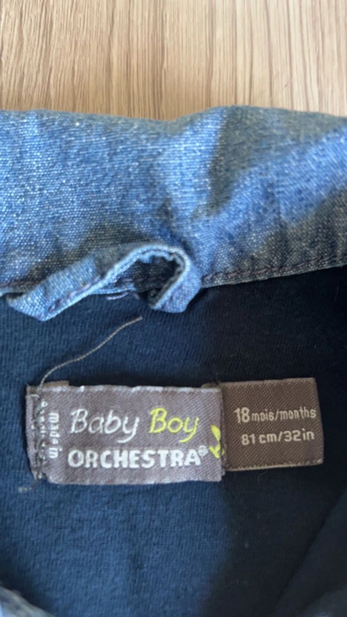 Veste en jeans 18 mois - photo numéro 2