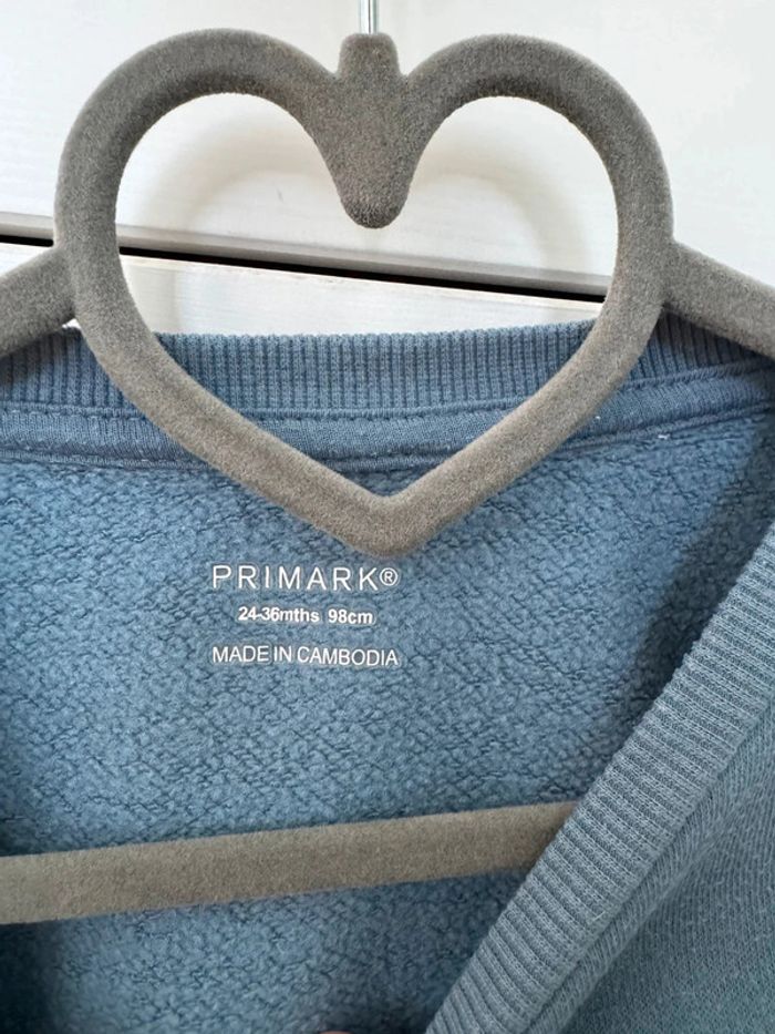 Sweat bleu || Primark || 2/3 ans - photo numéro 3