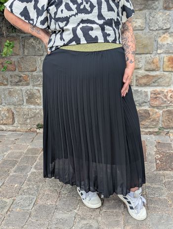Jupe longue plissée Vienne noir
TU curvy
