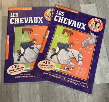 2 livrets « Les chevaux »