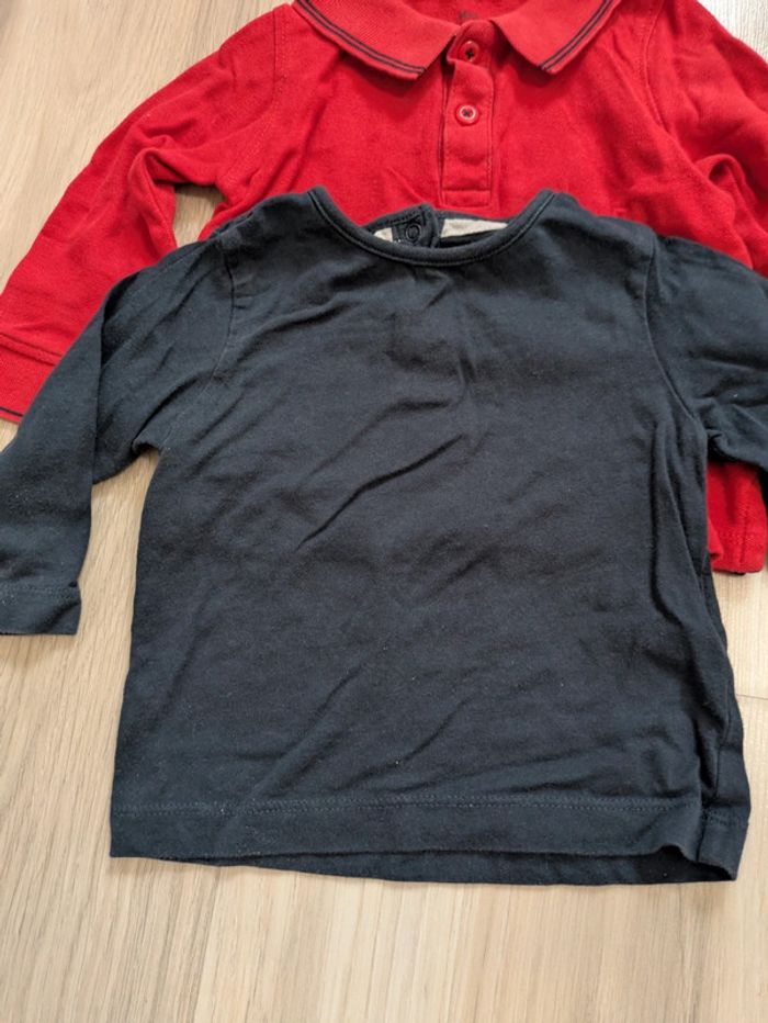 Lot de 3 t-shirts garçon 9 mois - photo numéro 3