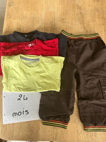 Lot garçon 24 mois
