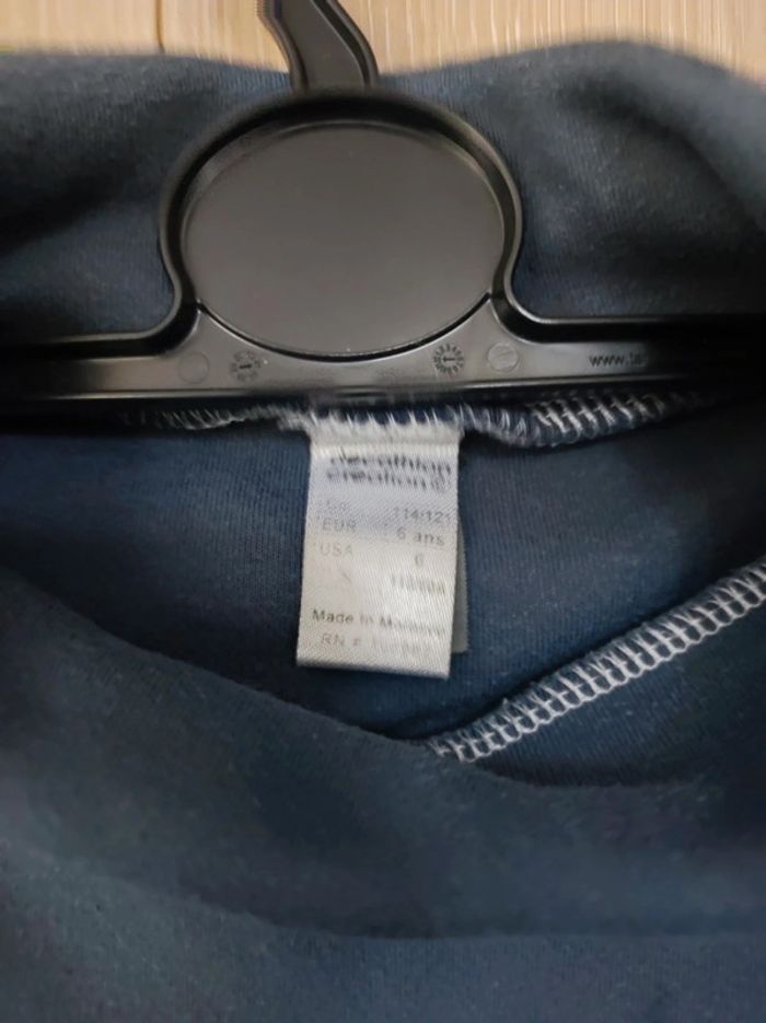 (sous) pull bleu Wedze 6 ans Decathlon création - photo numéro 3