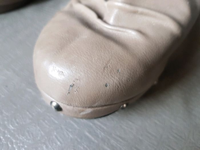 Sabots cuir à talon - photo numéro 3