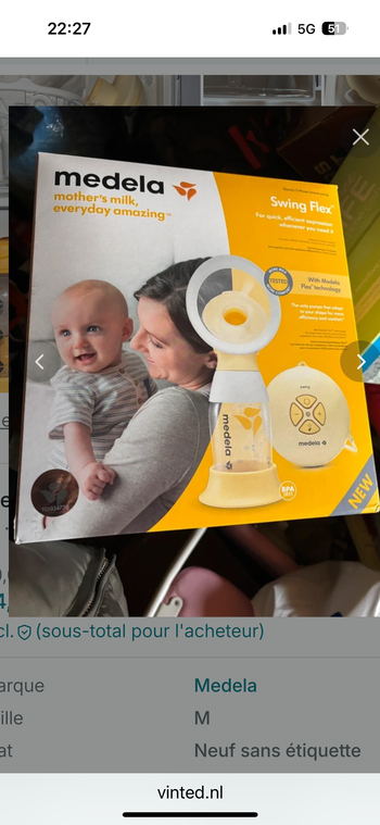 Medela État Neuf, avec étiquette Neuf/ jamais utilisé 
