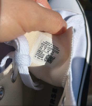 Baskets femme converse blanche 